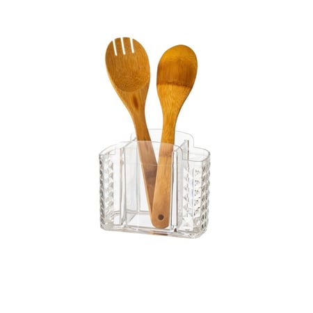 حامل ملاعق اكريلك شفاف