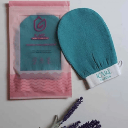 قفازات التقشير الأصلية لإزالة الجلد الميت من آي كير