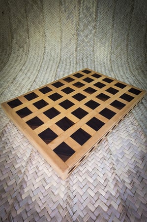 لوح تقطيع وتقديم End Grain خشب جوز وميبل