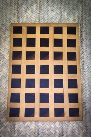 لوح تقطيع وتقديم End Grain خشب جوز وميبل