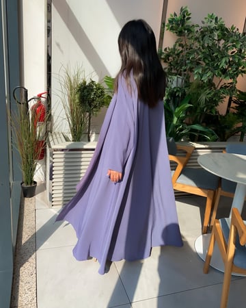 عباية كريب كلوش