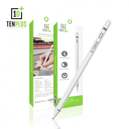قلم ايباد أبيض من تين بلس TEN PLUS