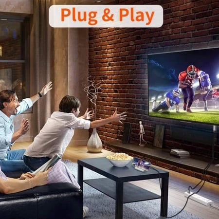 محول محتوى الجوال الي شاشة التلفزيون متوافق مع أجهزة الايفون والاندرويد وتاب سي