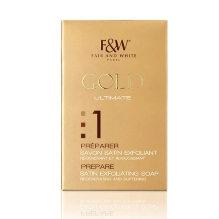 فير اند وايت صابونة تقشير الجسم الذهبية الساتان 200 جم
