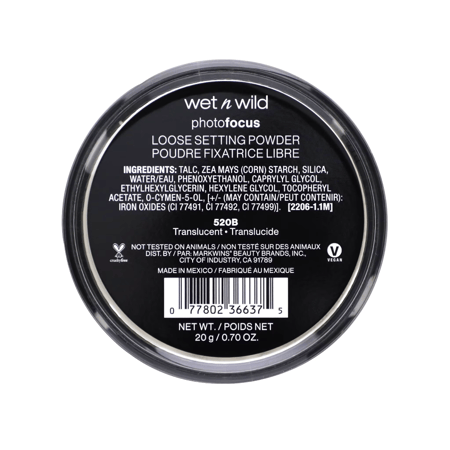 ويت اند وايلد بودرة تثبيت فوتو فوكس - 520 شفافه 20 جم