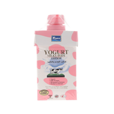 يوكو لوشن الحليب والزبادي للجسم مع فيتامين هـ  - 400 مل