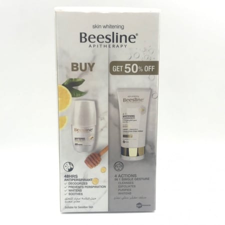 بيزلين مزيل الرائحة لتفتيح البشرة - خال من العطر + على غسول 4 في 1