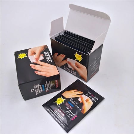 ليال مناديل ازاله طلاء الاظافر - 12 منديل