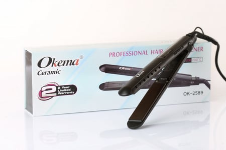 اوكيما مكواة تمليس الشعر سيراميك بروفشنال OK-2589