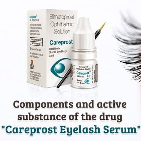 كيربروست قطرة تطويل الرموش والحواجب + فرشاة - 3 مل