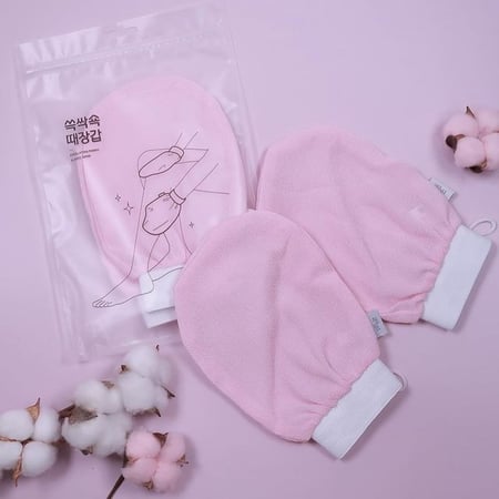 الليفة الكورية الأصلي × 2 قطعة -وردي