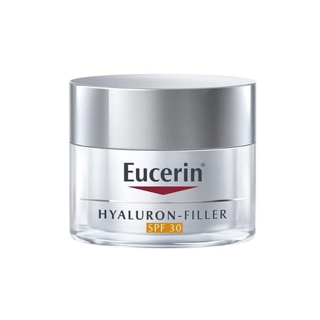 يوسرين فيلر كريم مرطب بحمض الهيالورونيك للبشرة الجافة معامل حماية 30 - 50 مل