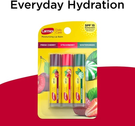 كارمكس مرطب شفاه للعناية اليومية بنكهات متنوعة - 4.25 جم