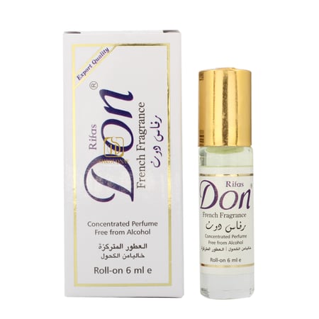 عطر دون رول اون برفيوم خالي من الكحول - 6 مل حجم ميني