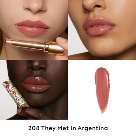 غوتشي احمر شفاه لامع دي بوتيه - 208 ذي ميت ان ارجنتينا 1.8 جم