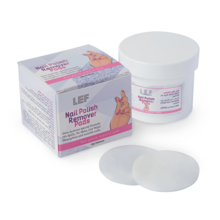 ليف مناديل مزيل طلاء الاظافر 36 قطعه