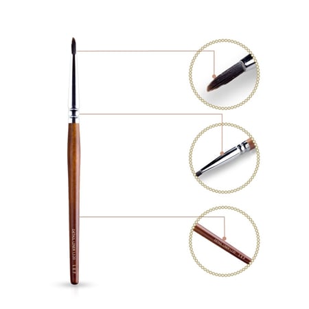 ليف فرشاة الحواجب وايلاينر العيون - L120