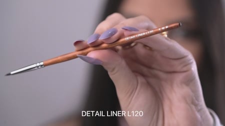 ليف فرشاة الحواجب وايلاينر العيون - L120