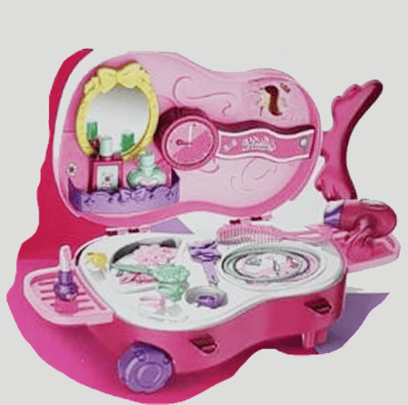 لعبة حقيبة على شكل قيتار تصفيف شعر للبنات