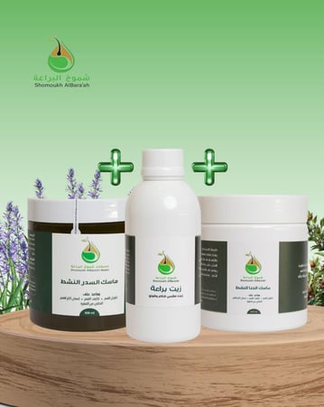 القوة الثلاثية مع زيت براعة