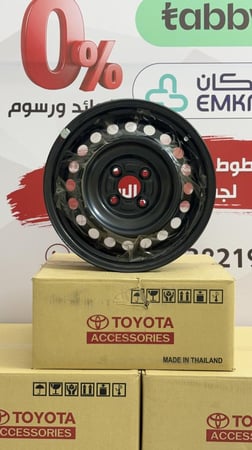 طقم جنوط يارس واكسنت مقاس 15 وكاله 4 مسمار