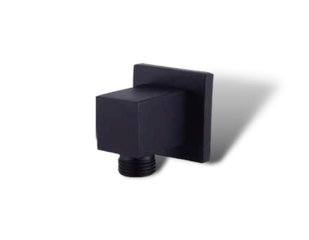 كوع دش مخفي مربع - اسود