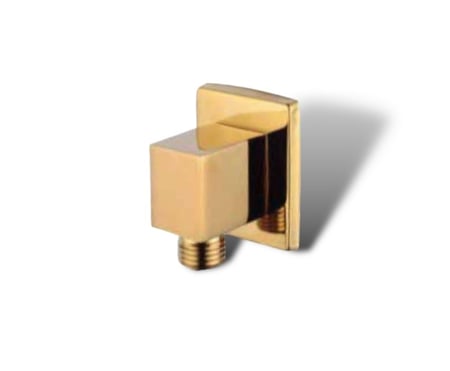 كوع دش مخفي مربع - ذهبي