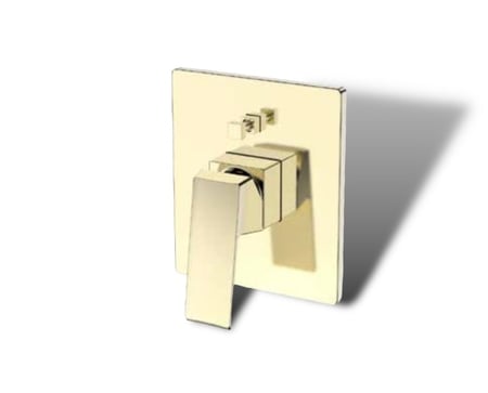 وجه دش مربع خطين - ذهبي