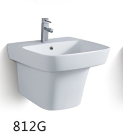 مغسلة معلق ابيض تاتو رقم 812