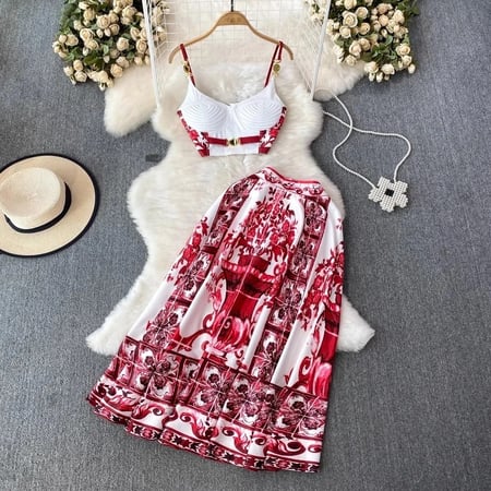 W79طقم توب وتنورة