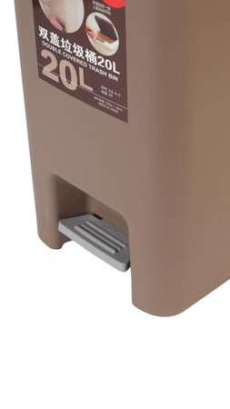 سلة نفايات بغطاء متحرك – سعة 20 لتر