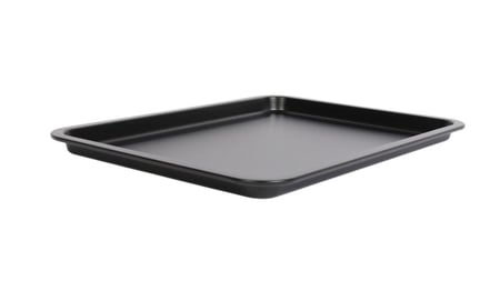 صينية تحمير  (كبير) مستطيل بشبكة لتصفية الزيت للفرن  لقلي البطاطس والدجاج