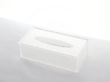 علبة مناديل من الاكريلك لتنظيم المساحة