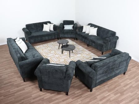 طقم كنب متعدد الخيارات من 6  الي 12 شخص