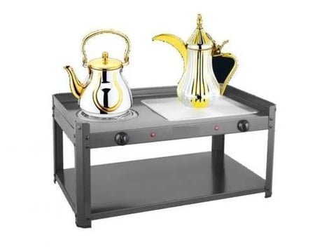 منقل سخان كهربائي عين وصاج استيل 1250 واط HM-191