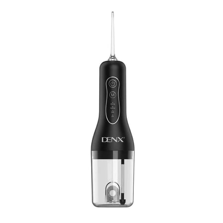 جهاز تنظيف الأسنان بالماء DENX DX3723 لاسلكي IPX7 بخزان 260 مل و4 أوضاع ضغط