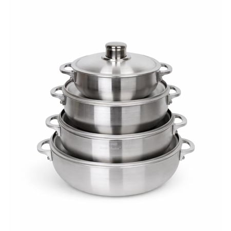 طقم قدور  ألمنيوم 4 قطع HM-980