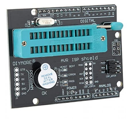 لوحة برمجة الشريحة الالكترونية AT MEGA 328P - جيم الكترونيات