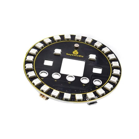 لوحة شيلد حلقية LED RGB لمايكروبت
