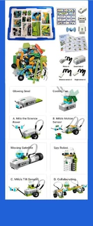 مجموعة مكعبات بناء أساسية من WeDo 2.0 Robotics