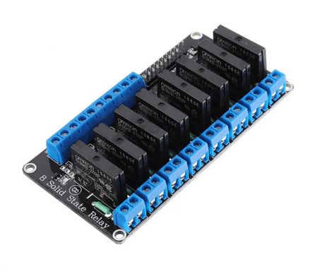 مرحل صلب 8 قنوات SOLID STATE RELAY -جدة- جيم الالكترونيات