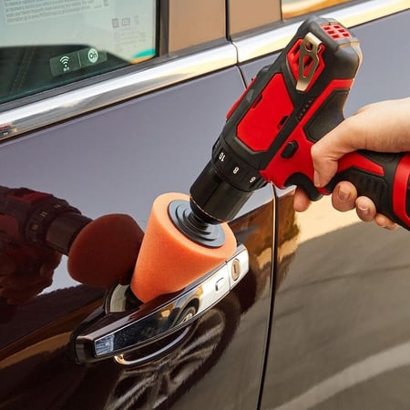 اسفنج تلميع جنوط متعدد الاستخدام اصفر- شكل مخروطي