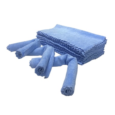 قماش تمسيح ازرق مايكروفايبر ناعم للبدي والداخلية 40*40 | جي بي ار | JBR