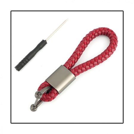 ميدالية تعليق مفاتيح شكل مسمار احمر غامق