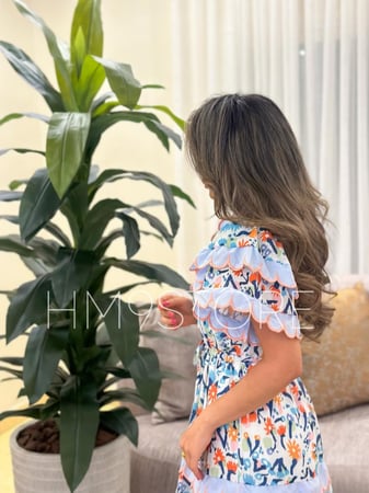 فستان رافلز صيفي