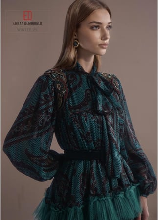 فستان شيفون شارم