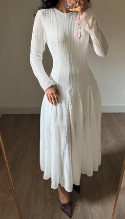 فستان وايت تريكو
