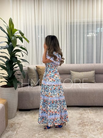 فستان رافلز صيفي