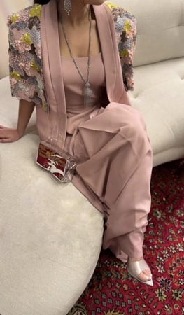 فستان بينك شارم