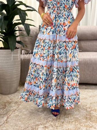 فستان رافلز صيفي